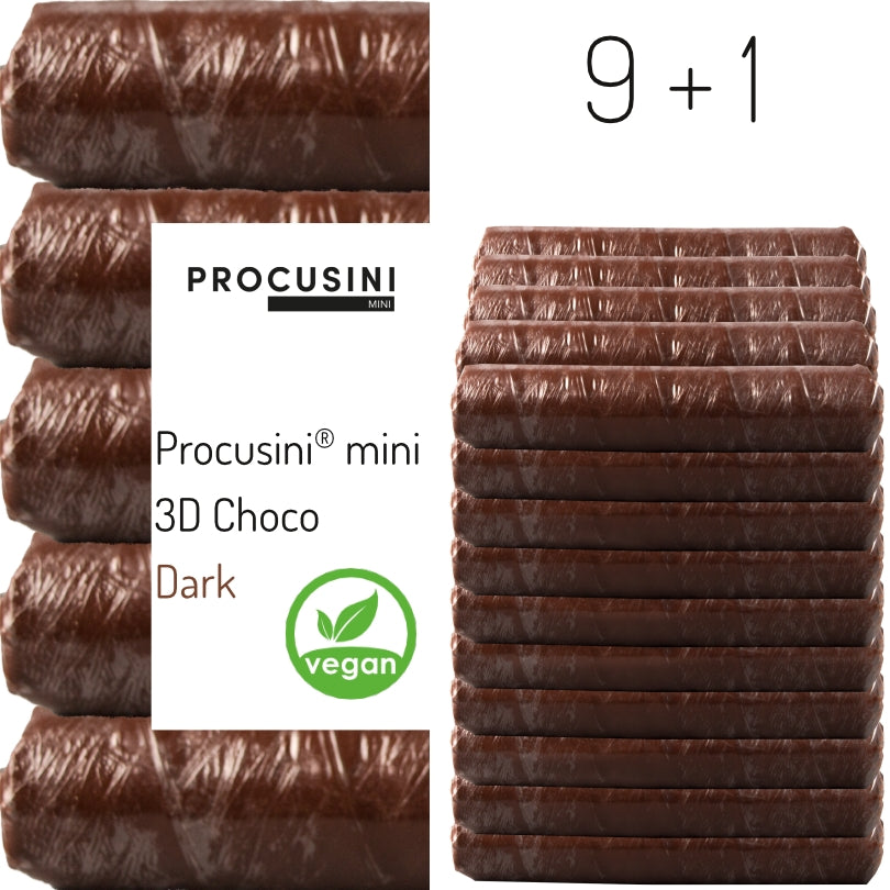 Procusini® mini 3D Choco Dark (végétalien)