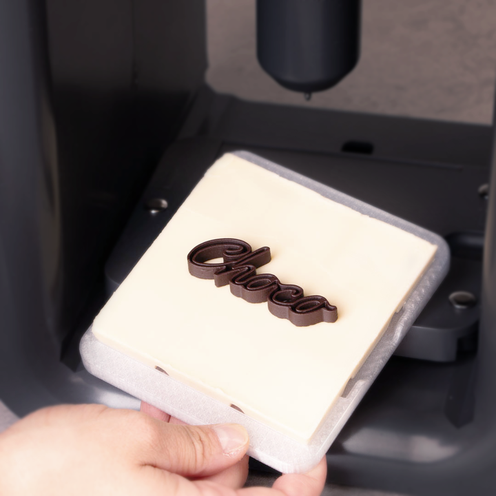 Procusini mini printing aid for cookies and chocolate bars